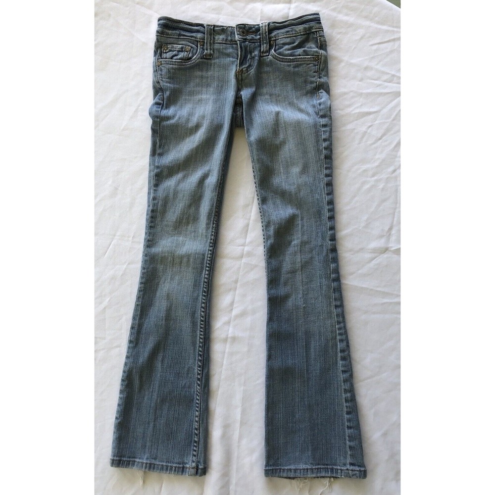 Refuge Women's Blue Jeans Bootcut 28X30 Distressed Ladies